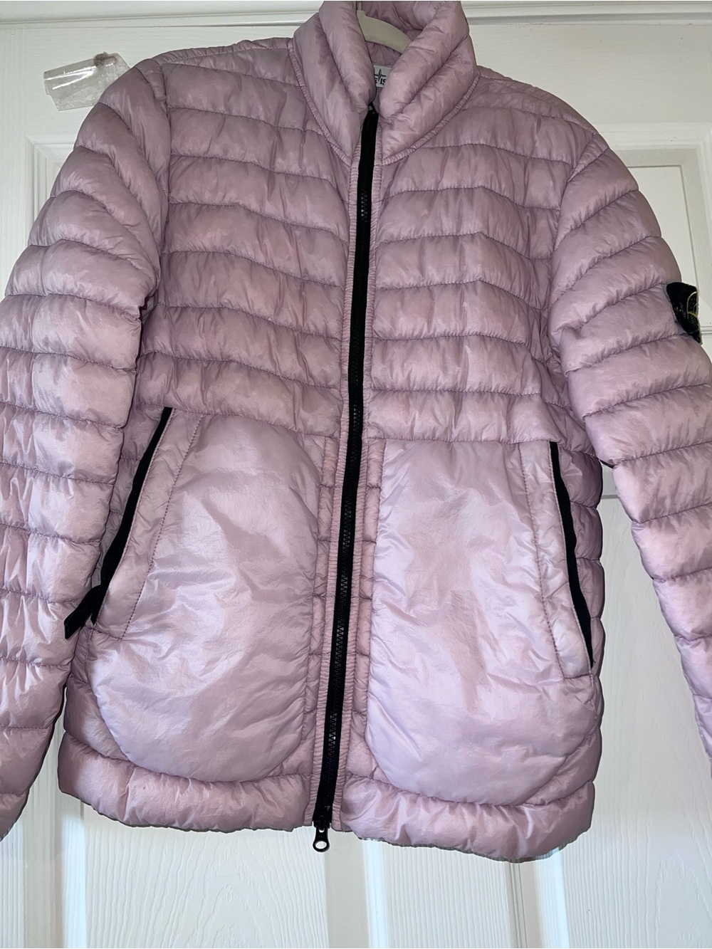 ✨Stone Island Light Pink Quilted Puffer Jacket Unisex ✨